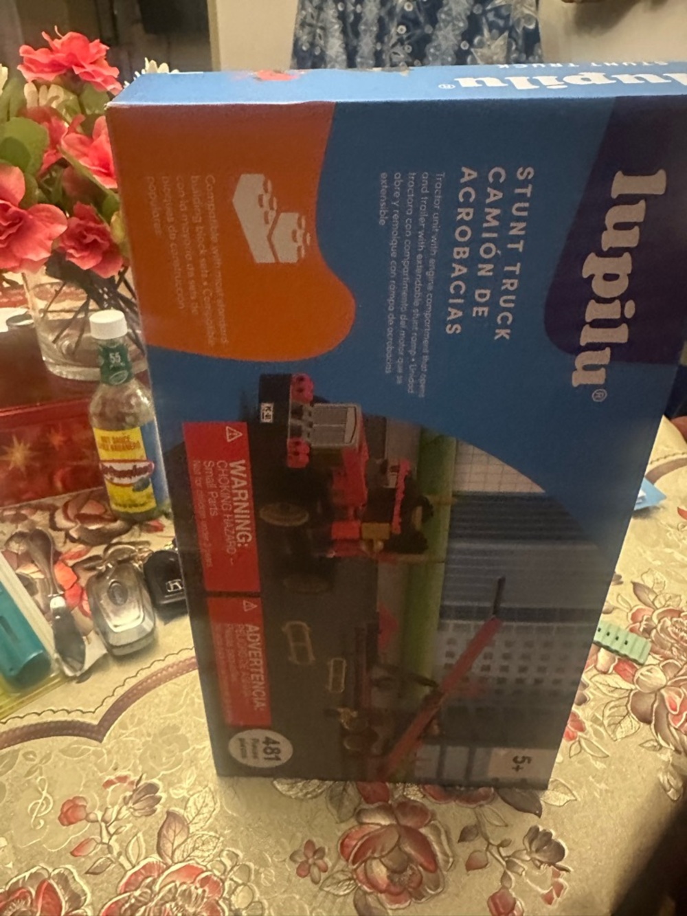 Lupilu Red and Black Stunt Truck Toy for Kids